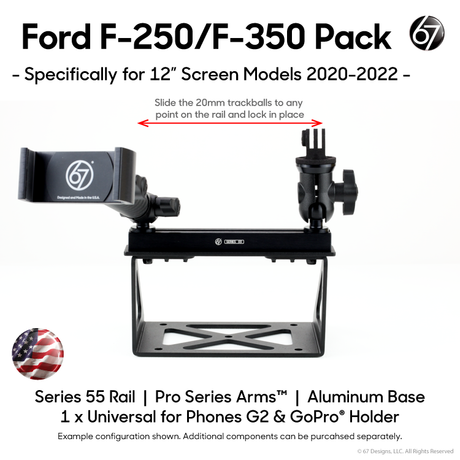 Ford F-250/F-350 (2020-2022) with 12" Screen Pack Options