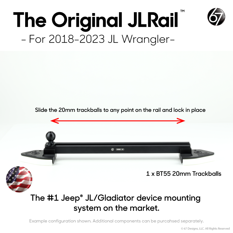 Jeep® JL/Gladiator Series 55 Rail + Trackballs Packs