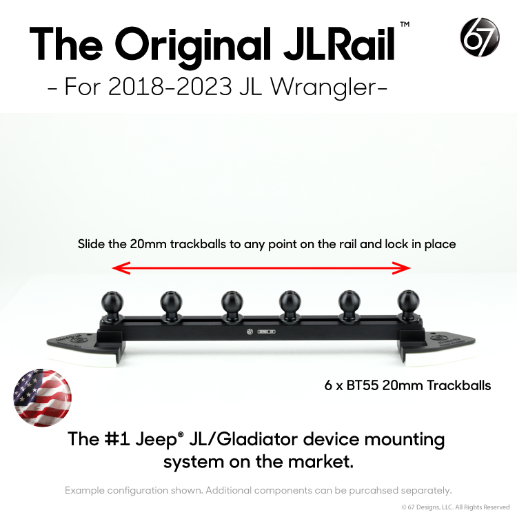 Jeep® JL/Gladiator Series 55 Rail + Trackballs Packs