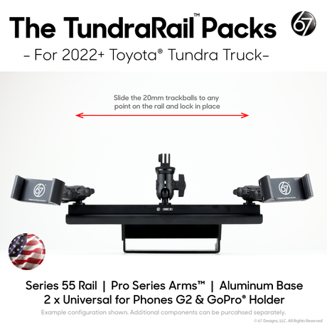 TundraRail™ Pack Options with Pro Series Arms™