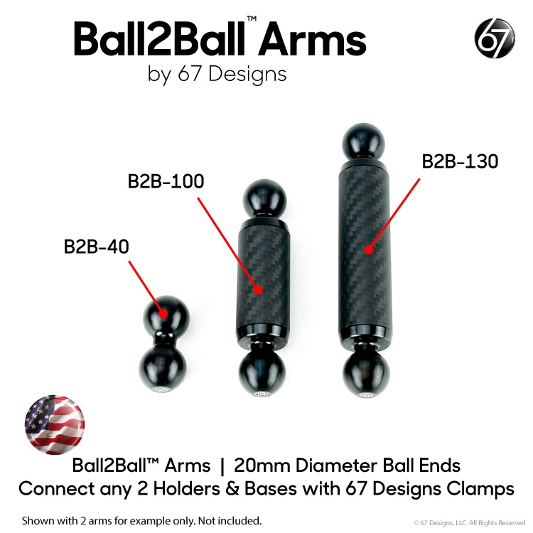 Ball2Ball™ Arm (20mm <-> 20mm) for Mariners