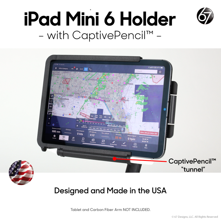 Holder for Apple iPad Mini - with CaptivePencil