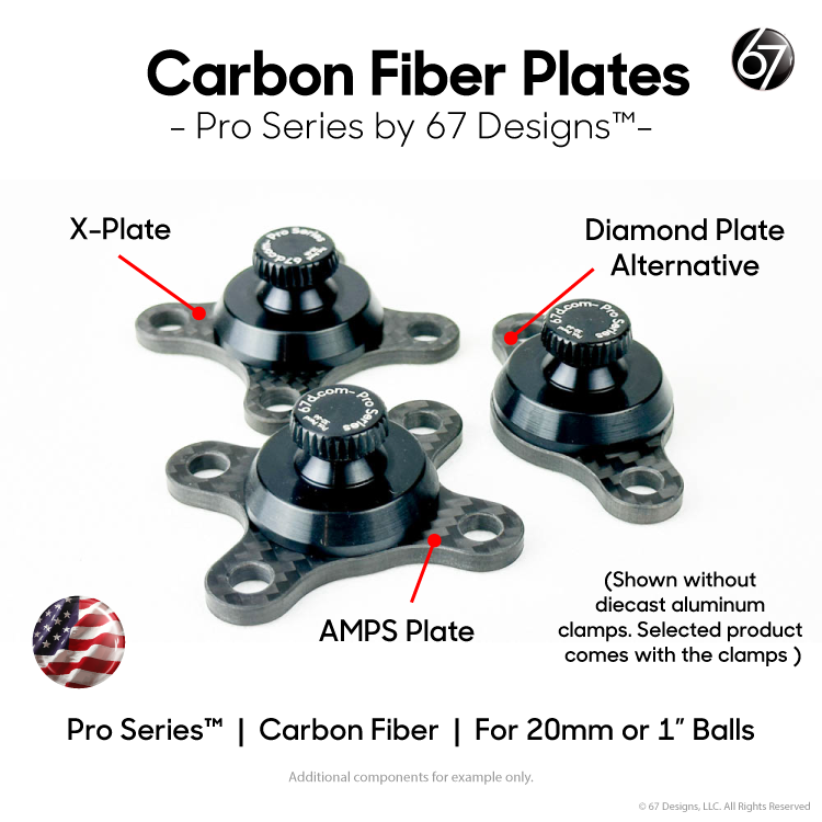 Pro Series Bases™ - X-Plate with Clamps