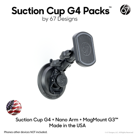 Suction Cup G4 Packs with Arms and Holders