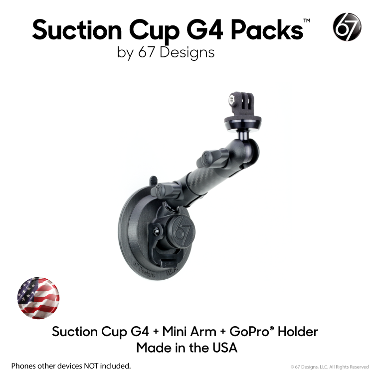 Suction Cup G4 Packs with Arms and Holders