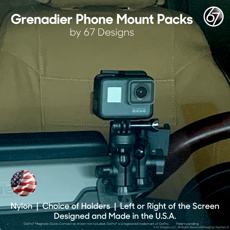 Grenadier (2024+) Phone Mount Packs