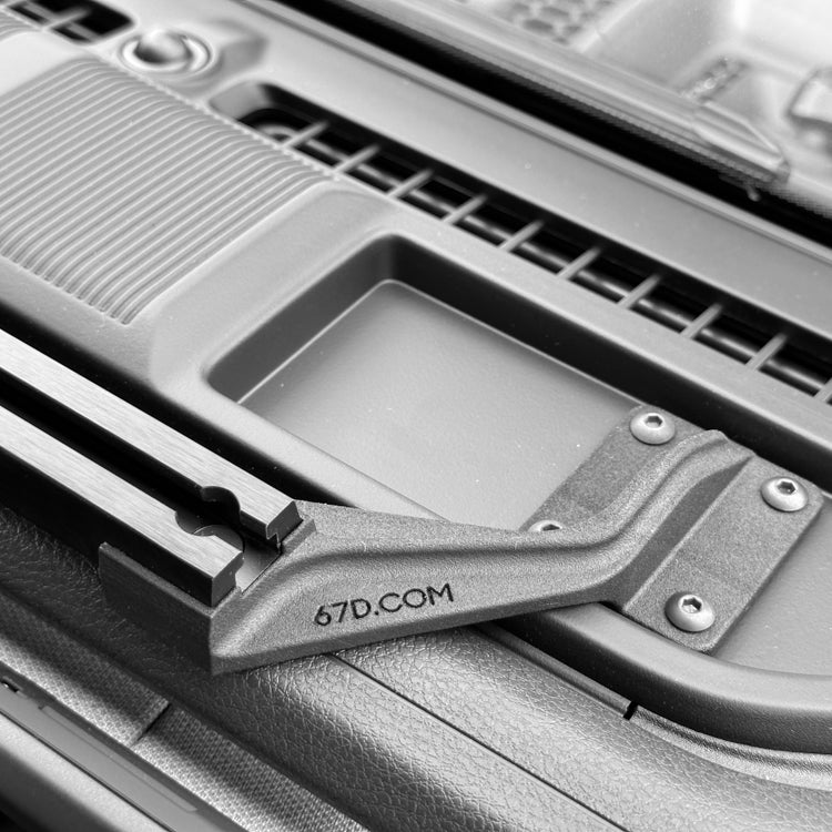 Jeep® JL - 4XE - Gladiator (2024+) Series 55 Rail Pack Options with Matte Black Carbon Fiber Arms