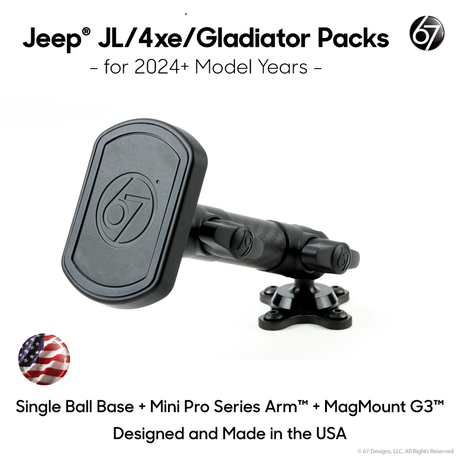 Jeep® JL (2024+) - Single/Dual Ball Packs