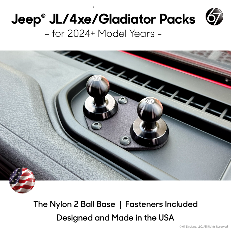 Jeep® JL (2024+) - Single/Dual Ball Packs