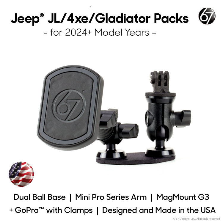 Jeep® 4xe (2024+) - Single/Dual Ball Packs