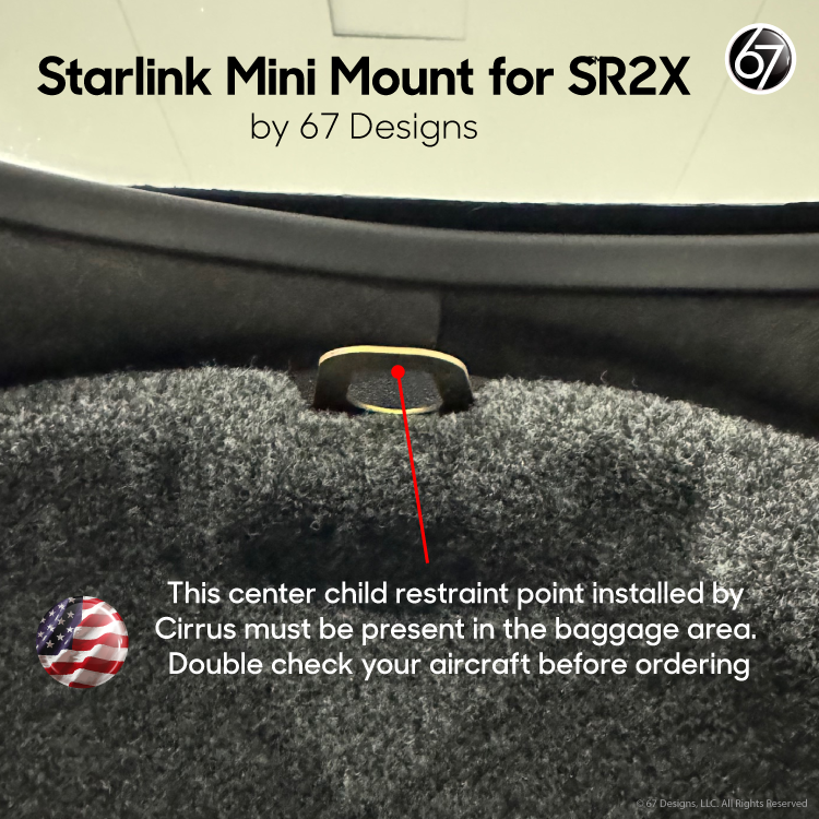 Starlink Mini Mounting System for Cirrus SR Series