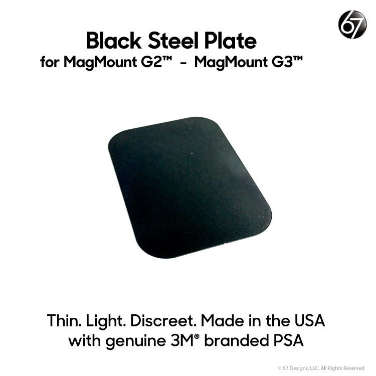 MagMount G3 Black Steel Plates