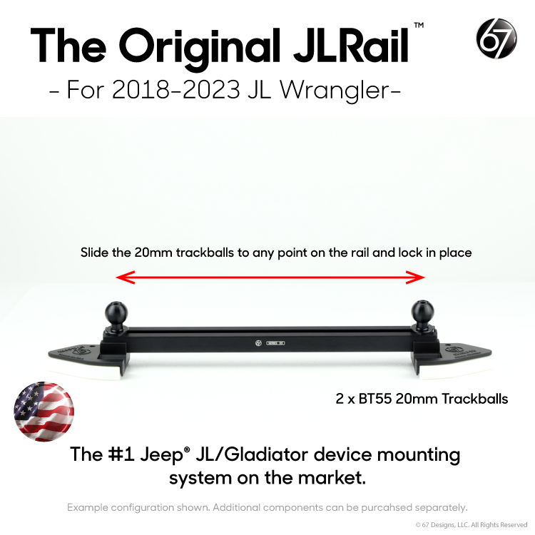 Jeep® JL/Gladiator Series 55 Rail + Trackballs Packs