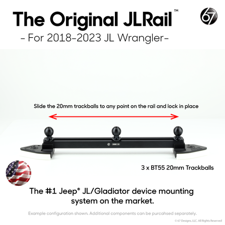 Jeep® JL/Gladiator Series 55 Rail + Trackballs Packs