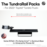 TundraRail™ Pack Options with Pro Series Arms™