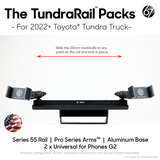 TundraRail™ Pack Options with Pro Series Arms™