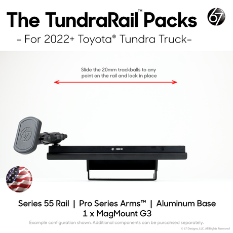 TundraRail™ Pack Options with Pro Series Arms™