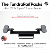 TundraRail™ Pack Options with Pro Series Arms™