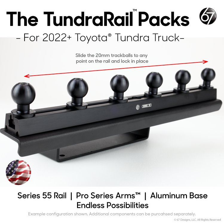 TundraRail™ Pack Options with Pro Series Arms™