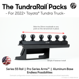 TundraRail™ Pack Options with Pro Series Arms™