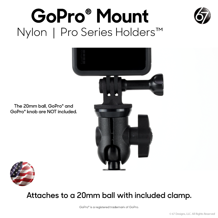 GoPro® XL Camera Mount – 67 Designs