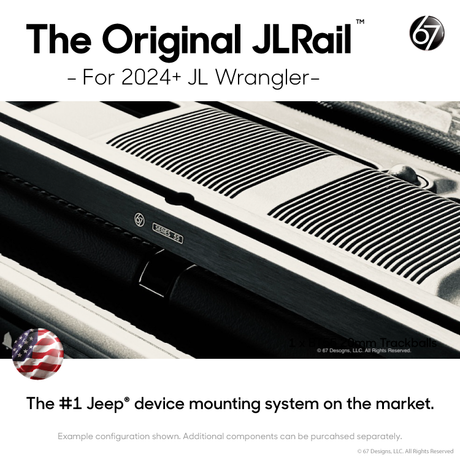 Jeep® JLRail™ (2024+) Series 55 Rail + Trackballs Packs