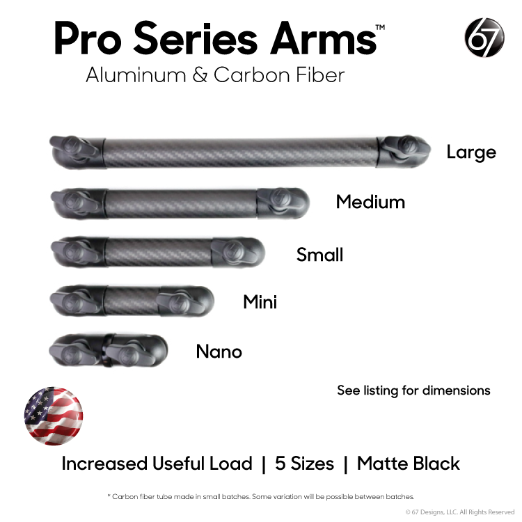 Clamp2Clamp™ Pro Series Arms by 67 Designs
