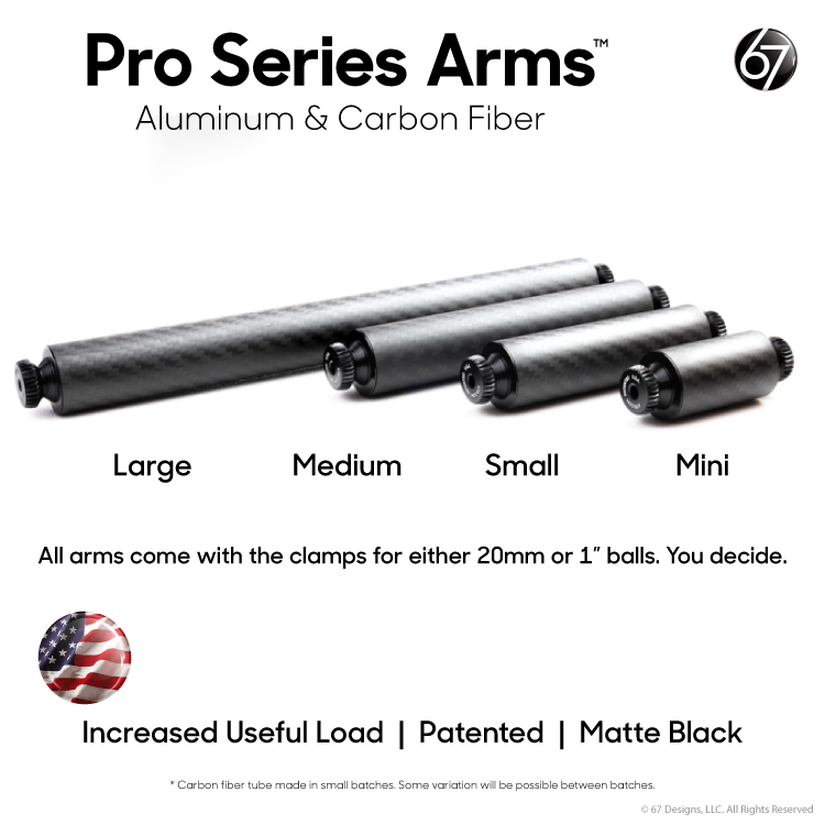 Clamp2Clamp™ Pro Series Arms by 67 Designs