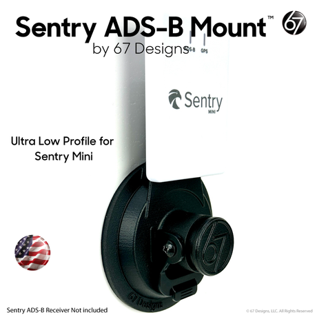 Suction Cup G4 - Sentry ADS-B Mount