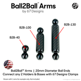 Ball2Ball™ Arm (20mm <-> 20mm)