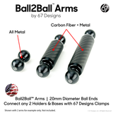 Ball2Ball™ Arm (20mm <-> 20mm) for Mariners