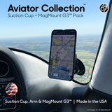 Aviator Pack - Suction Cup, Nano Carbon Fiber Arm & MagMount G3