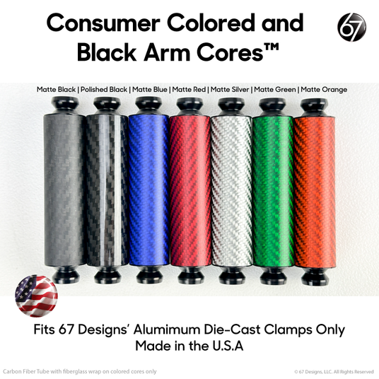 Consumer Colored and Black Arm Cores