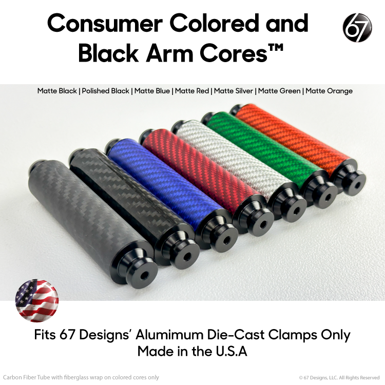 Consumer Colored and Black Arm Cores