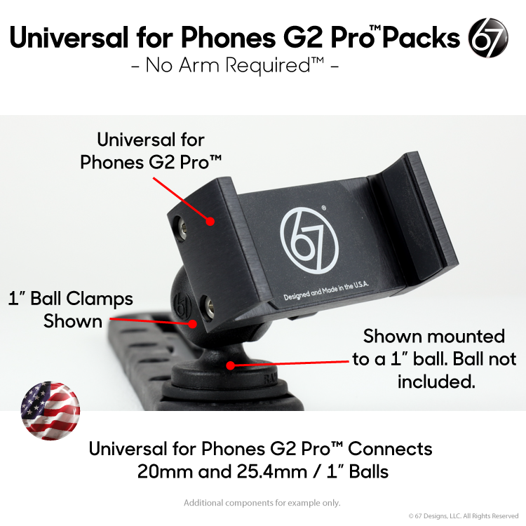 iPhone - taki Pro Series Holders™ - Universal for Phones G2 Pro™ – 67 Designs