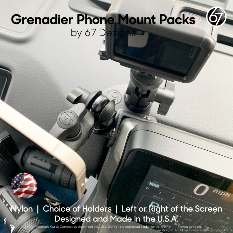 Grenadier (2024+) Phone Mount Packs