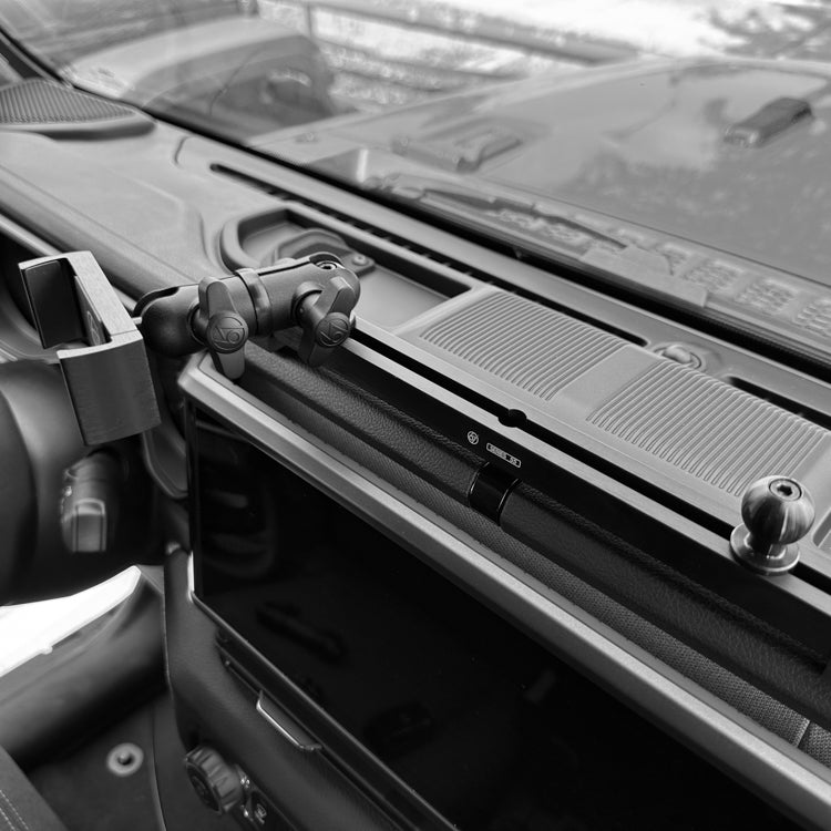 Jeep® JL - 4XE - Gladiator (2024+) Series 55 Rail Pack Options with Matte Black Carbon Fiber Arms