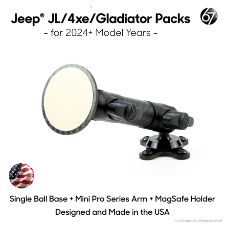 Jeep® 4xe (2024+) - Single/Dual Ball Packs