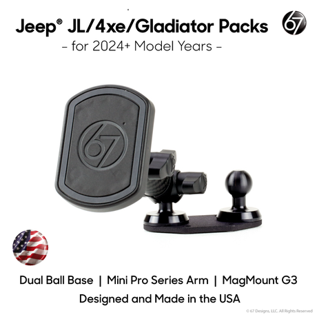 Jeep® Gladiator (2024+) - Single/Dual Ball Packs