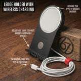 Ledge Phone Holder with Apple MagSafe Charger