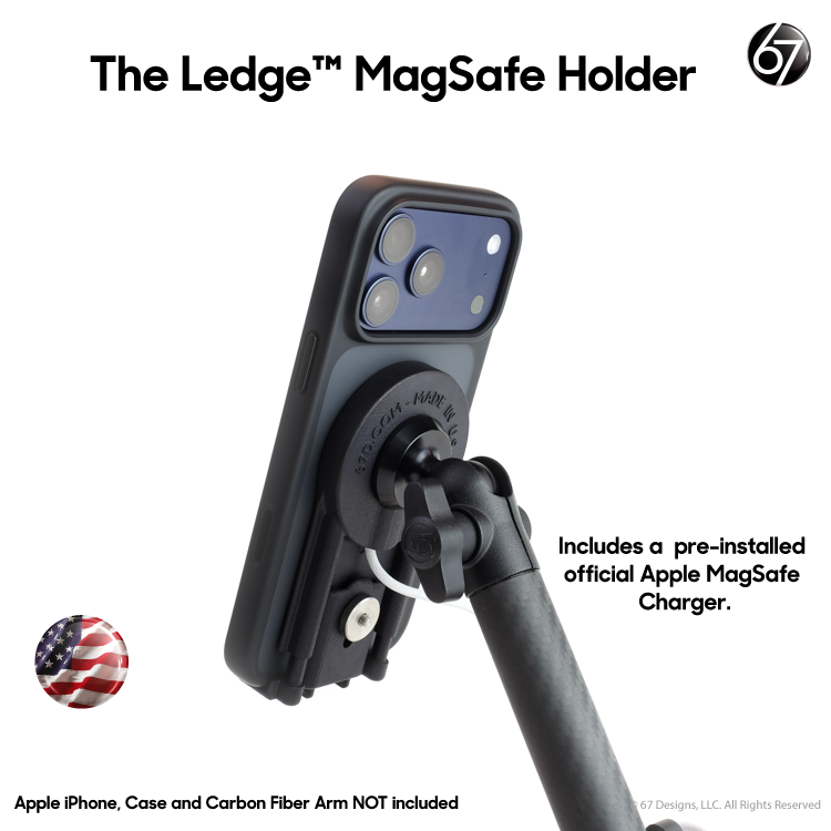 Ledge Phone Holder with Apple MagSafe Charger