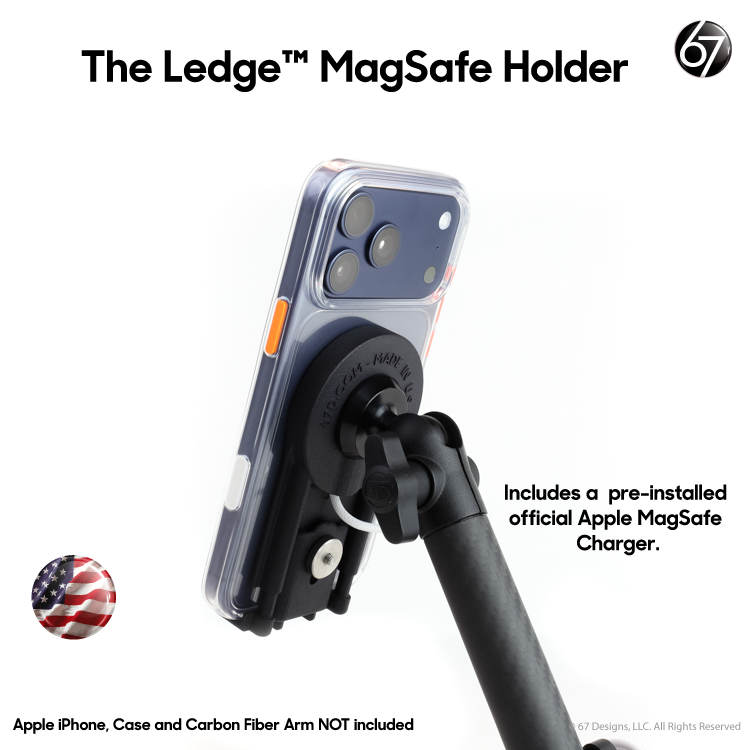 Ledge Phone Holder with Apple MagSafe Charger