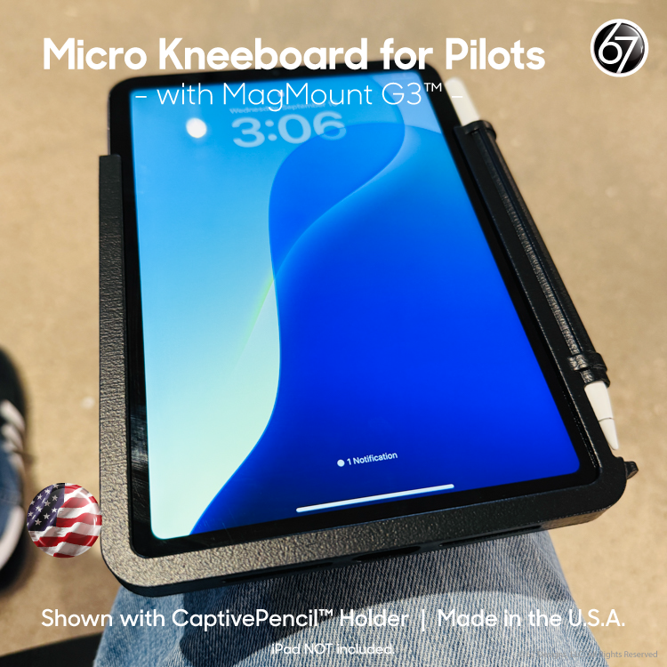 Micro EFB Kneeboard for Pilots