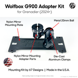 Wolfbox G900 Mirror Mounting Kit for Grenadier (2024+)