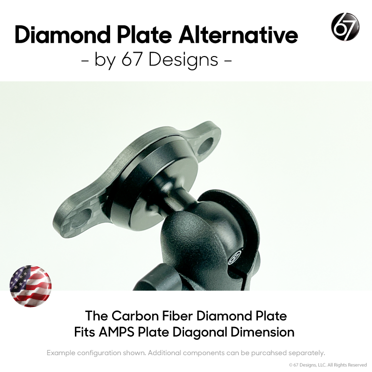 Diamond Plate Alternative - 2 Holes