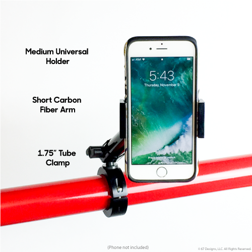 Red cycling products top easy up smartphone halter