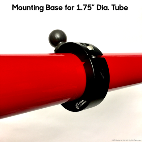 Mounting base for Rockhard 4X4 1.75" Dia. Tube