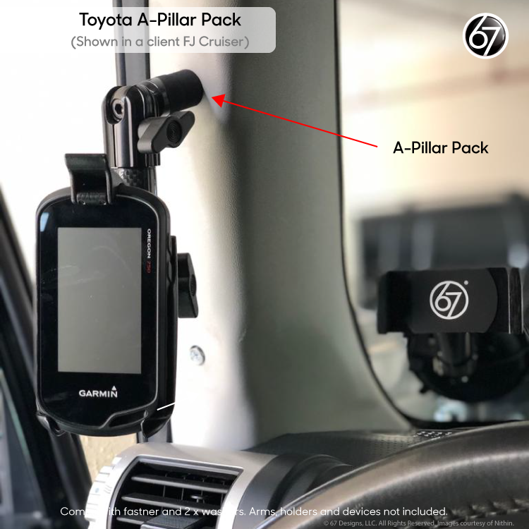 Toyota A-Pillar Mounting Point Pack