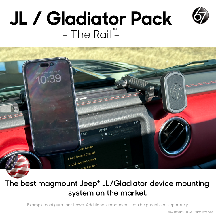 Best Jeep Wrangler Cell Phone Holder EUEKY Jeep Wrangler JL 4xe