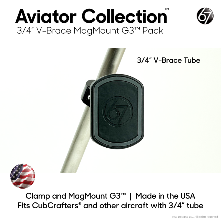 Aviator Collection 3/4” V-Brace MagMount G3™ Pack 